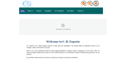 Desktop Screenshot of crexports.lk