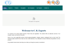 Tablet Screenshot of crexports.lk